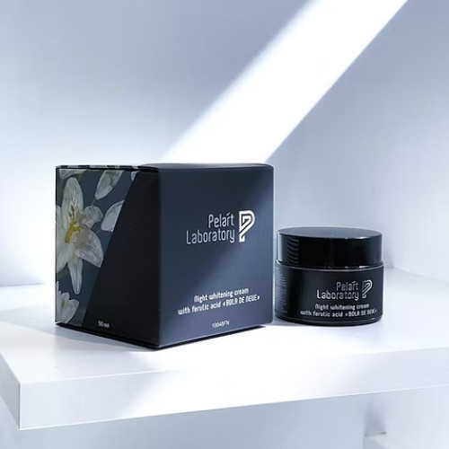 Night whitening cream with ferulic acid "Bola de neve" Нічний відбілюючий крем з феруловою кислотою, 50 мл
