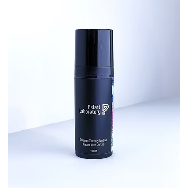 Collagen matting day care cream with spf 30 Денний матуючий крем з колагеном SPF 30 «світлий тон», 50 мл