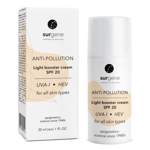Захисний крем для обличчя SPF 20 Light booster cream